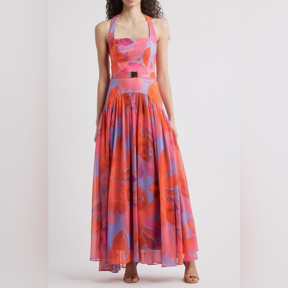 Hutch Aza A-Line Halter Dress Size 10 B2981